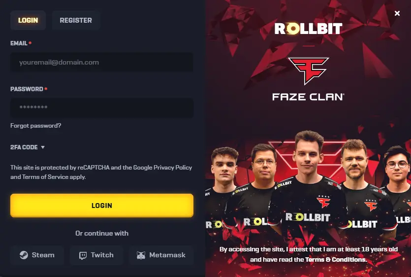 login
