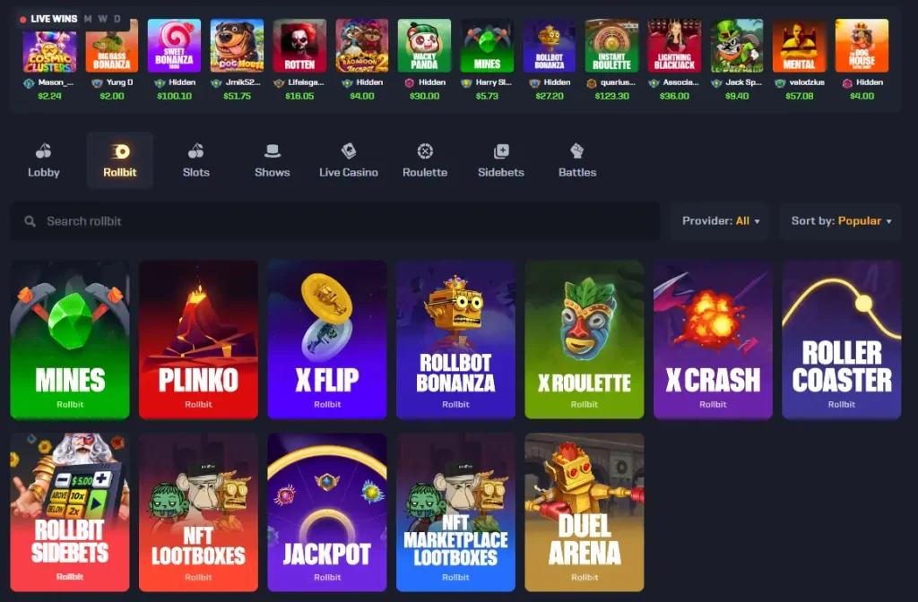 rollbit originals