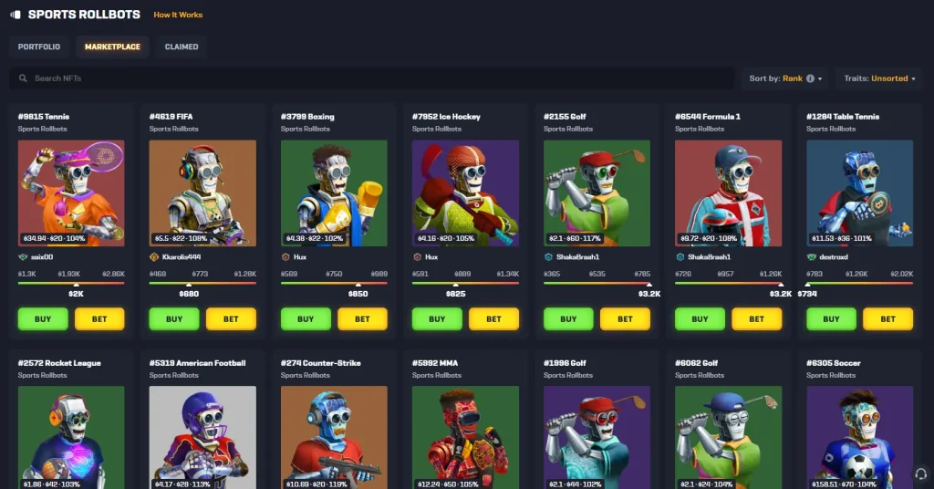 Sports Rollbots